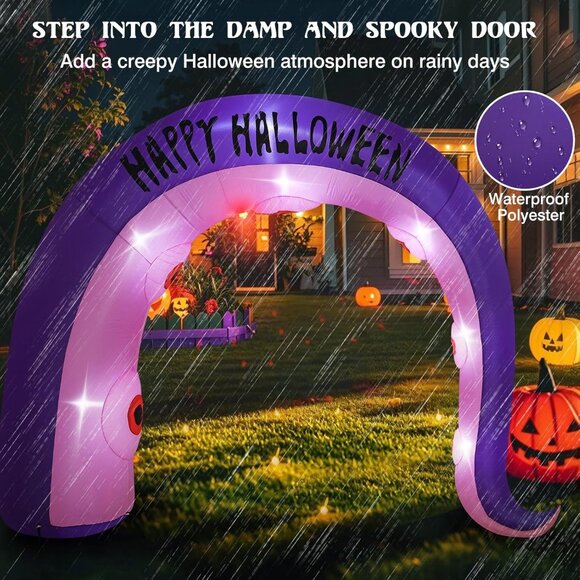 🆕8.5FT Christmas Inflatables Octopus Tentacles Light Yard Outdoor Decorations - Picture 6 of 15